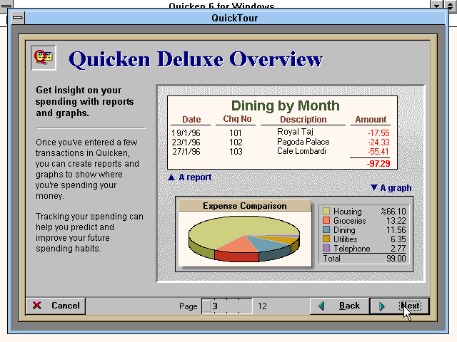 Quicken 6 for Windows - Overview